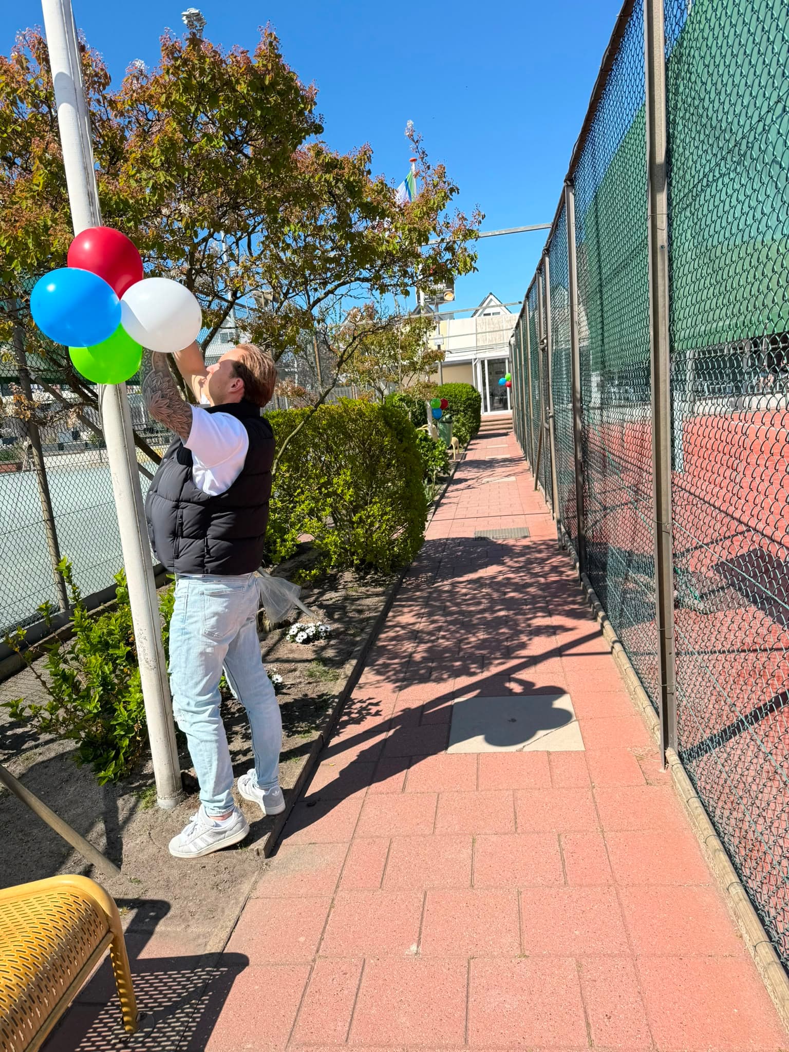 Ballontrossen sfeerfoto