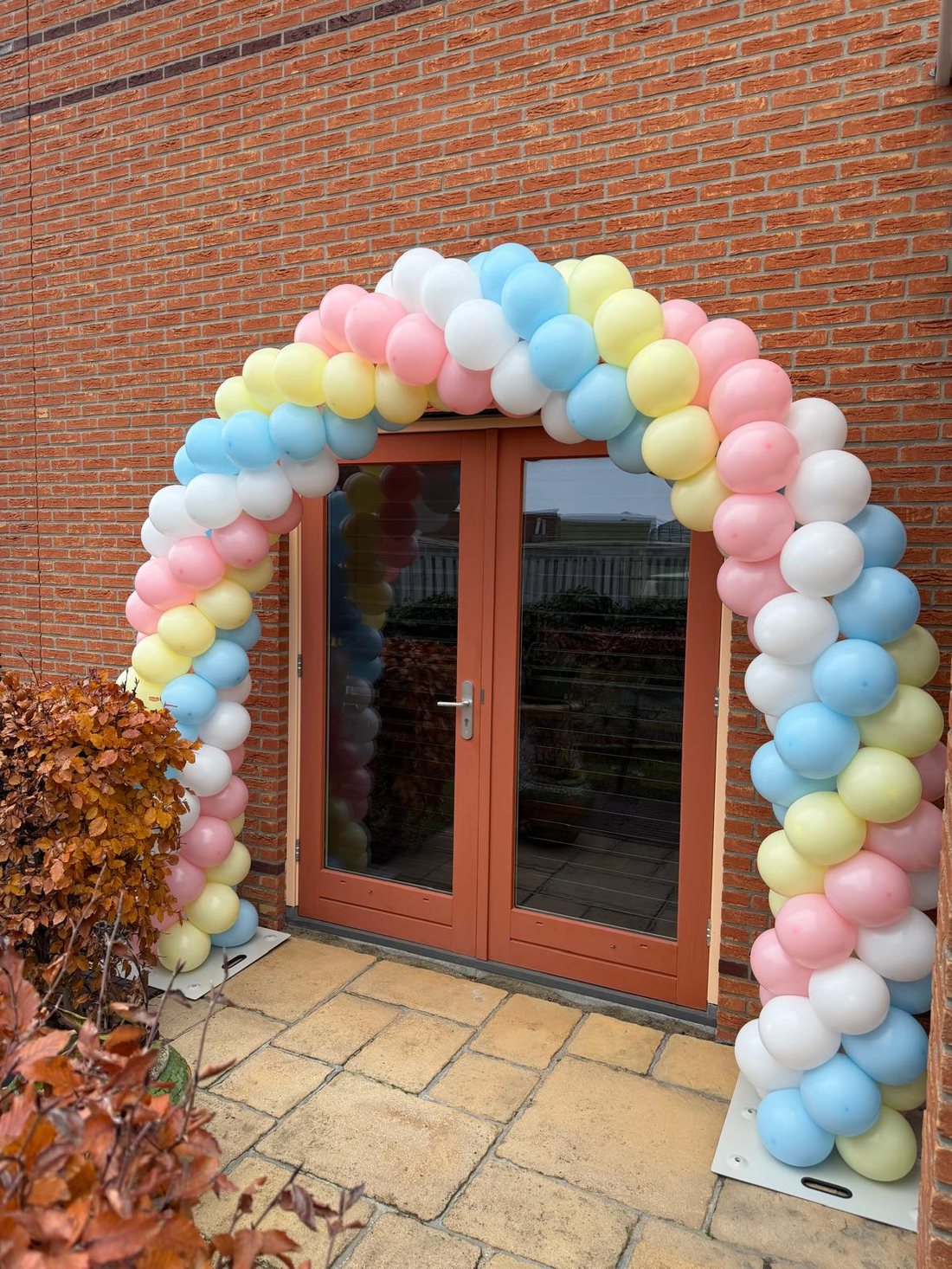 Ballonnenboog dubbele deur sfeerfoto 1